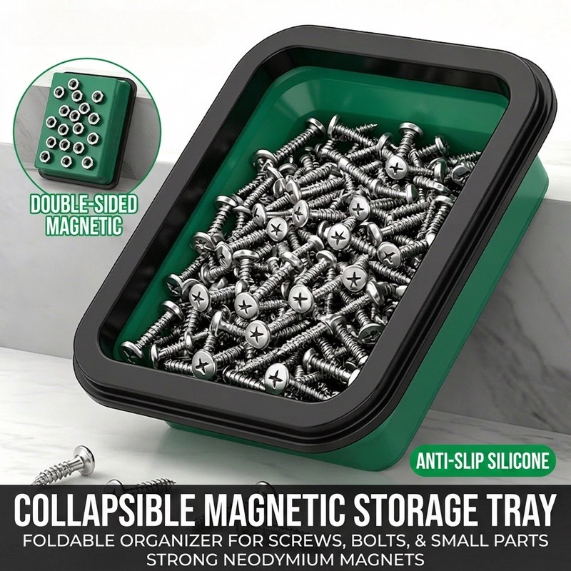 Magnetic Perforated Plate Wall - огляд і ціна Magnetic Parts Tray