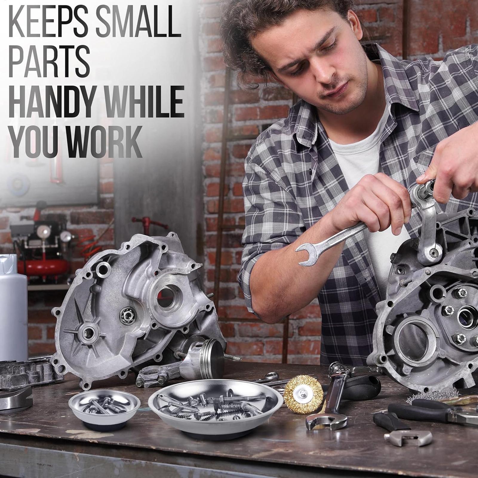 Magnetic Parts Bowl Parts Hold - огляд і ціна Magnetic Parts Tray